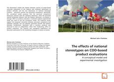 Capa do livro de The effects of national stereotypes on COO-based
product evaluations 