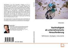 Buchcover von Nachhaltigkeit als unternehmerische Herausforderung