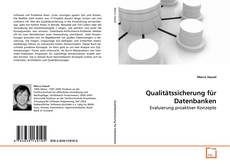 Bookcover of Qualitätssicherung für Datenbanken