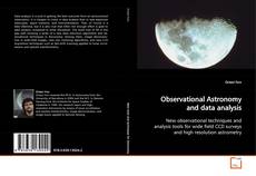 Couverture de Observational Astronomy and data analysis