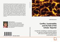 Capa do livro de Conflict, Sustainability and the Role of the Scholar-
Reporter 