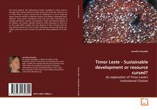 Buchcover von Timor Leste - Sustainable development or resource
cursed?