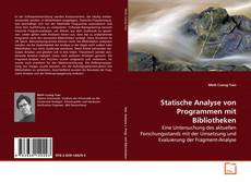 Couverture de Statische Analyse von Programmen mit Bibliotheken