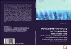 Buchcover von Der Rücktritt vom Vertrag im Europäischen
Fernabsatzrecht