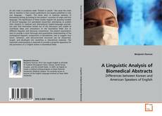 Buchcover von A Linguistic Analysis of Biomedical Abstracts