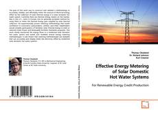 Couverture de Effective Energy Metering of Solar Domestic Hot Water
Systems