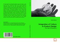 Buchcover von Integration of Culture in Product Design