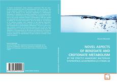 Capa do livro de NOVEL ASPECTS OF BENZOATE AND CROTONATE METABOLISM 