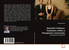 Buchcover von Domestic Violence: Treatment within a Therapeutic
Community