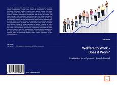 Couverture de Welfare to Work - Does it Work?