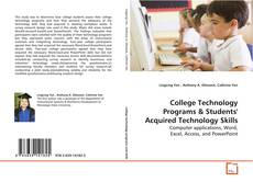 Buchcover von College Technology Programs