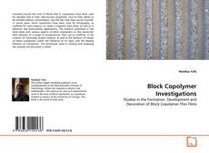 Buchcover von Block Copolymer Investigations