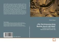 Buchcover von „Die Zerstreuung eines Buches durch die Welt"