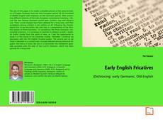 Buchcover von Early English Fricatives