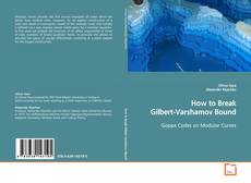Buchcover von How to Break Gilbert-Varshamov Bound