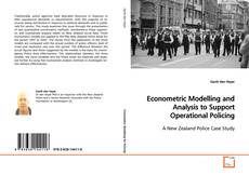 Copertina di Econometric Modelling and Analysis to Support
Operational Policing