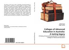 Buchcover von Colleges of Advanced Education in Australia: A
lasting legacy