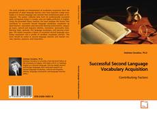 Capa do livro de Successful Second Language Vocabulary Acquisition 