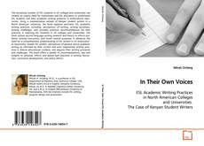 Copertina di In Their Own Voices