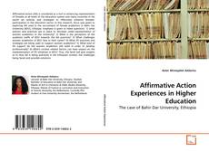 Couverture de Affirmative Action Experiences in Higher Education
