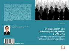 Couverture de Erfolgsfaktoren von Community Management im Web 2.0