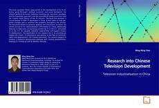 Couverture de Research into Chinese Television Development
