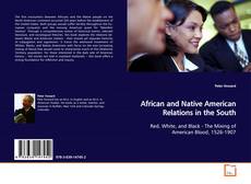 Buchcover von African and Native American Relations in the South
