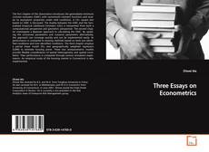 Buchcover von Three Essays on Econometrics