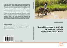 Borítókép a  A spatial-temporal analysis of cowpea trade in West and Central Africa - hoz