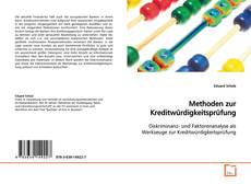 Copertina di Methoden zur Kreditwürdigkeitsprüfung