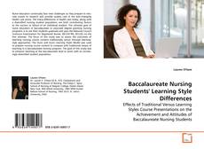 Capa do livro de Baccalaureate Nursing Students' Learning Style
Differences 