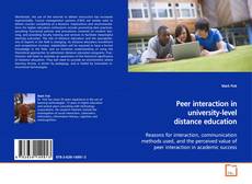 Couverture de Peer interaction in university-level distance education