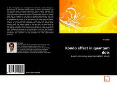 Buchcover von Kondo effect in quantum dots