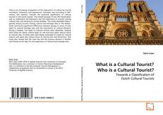 Buchcover von What is a Cultural Tourist? Who is a Cultural
Tourist?