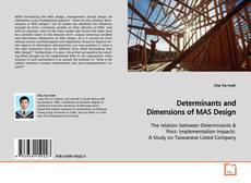 Couverture de Determinants and Dimensions of MAS Design