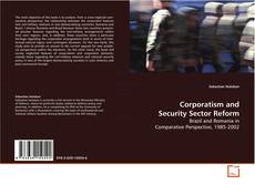 Buchcover von Corporatism and Security Sector Reform