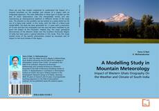 Buchcover von A Modelling Study in Mountain Meteorology