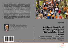 Couverture de Graduate Educational Leadership Programs: Standards for School Leaders