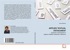 Buchcover von APPLIED TEXTUAL ENTAILMENT