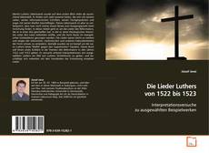 Обложка Die Lieder Luthers von 1522 bis 1523