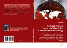 Обложка College Educators Experiences When Using
Communication Technology