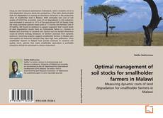 Couverture de Optimal management of soil stocks for smallholder farmers in Malawi