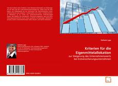 Couverture de Kriterien für die Eigenmittelallokation