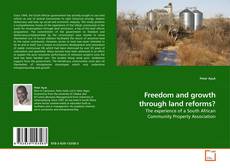 Buchcover von Freedom and growth through land reforms?