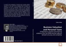 Capa do livro de Business Valuation and Personal Taxes 