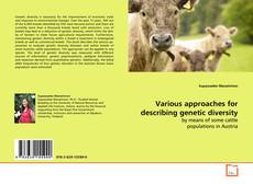 Borítókép a  Various approaches for describing genetic diversity - hoz