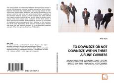 TO DOWNSIZE OR NOT DOWNSIZE WITHIN THREE AIRLINE
CARRIERS kitap kapağı