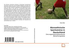 Обложка Monoethnische Sportvereine in Deutschland