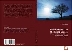 Capa do livro de Transformation in the Public Service 