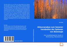 Обложка Akteursanalyse zum besseren Verständnis der Optionen
von Bioenergie